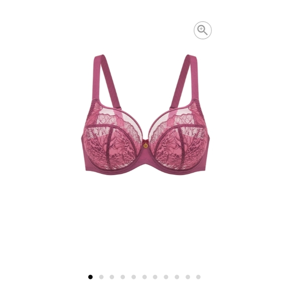 Ladies Raspberry Underwire Bra - Picture 3 of 3